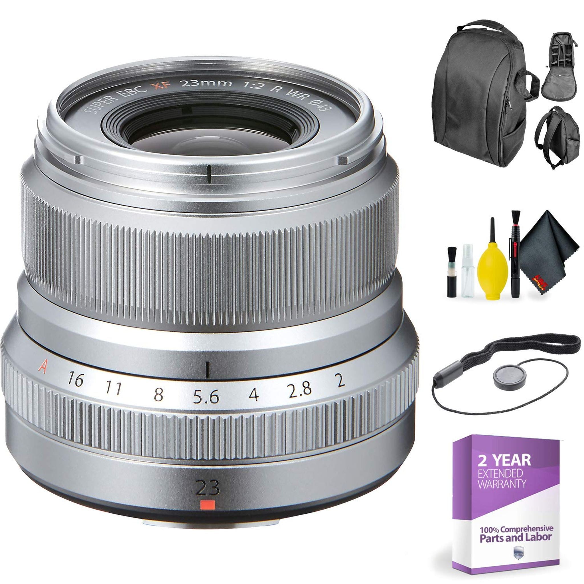 Fujifilm XF 90mm f/2 R LM WR Lens + Deluxe Lens Cleaning Kit FUJIFILM