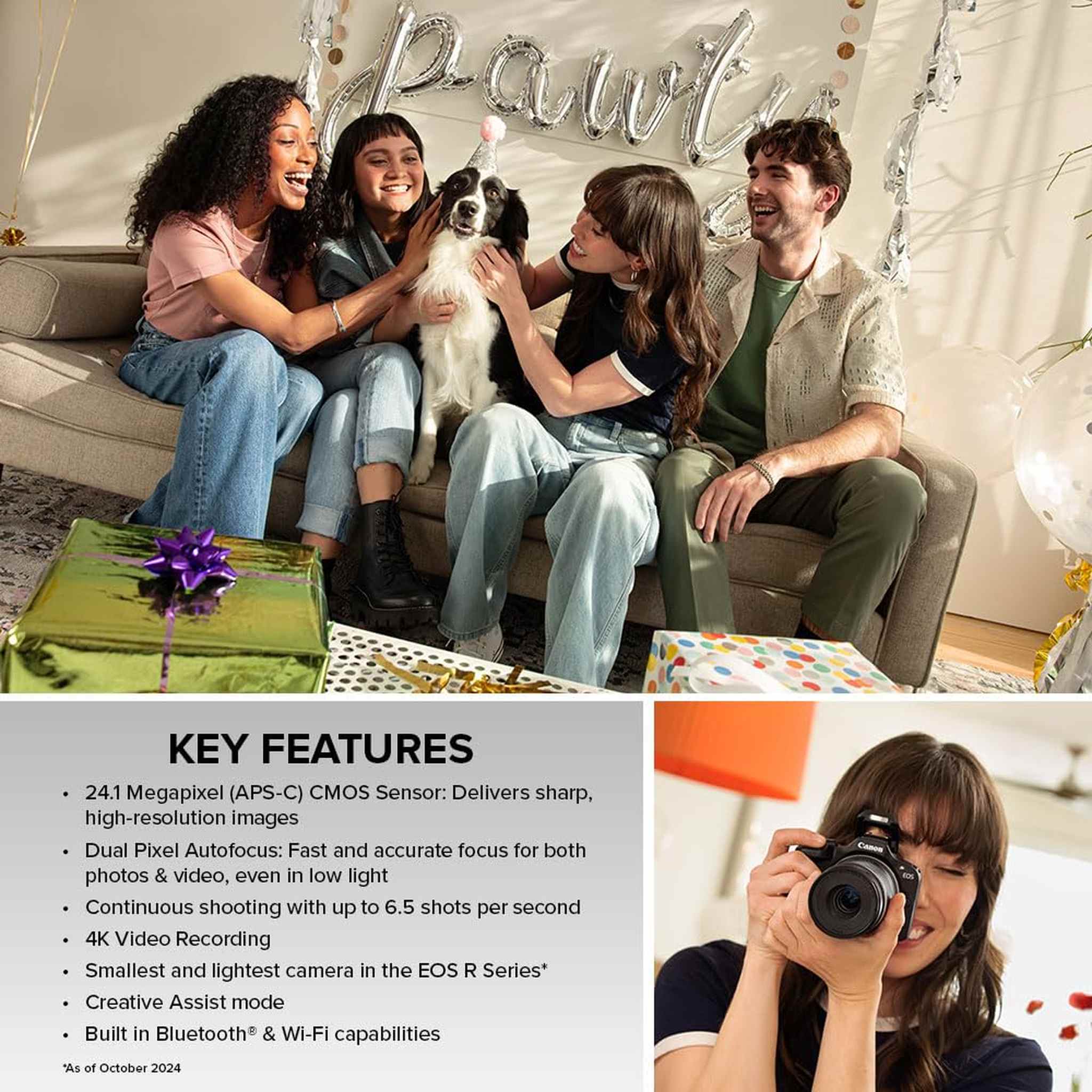 Canon EOS R100 Mirrorless Camera with 18-45mm and 55-210mm Lenses