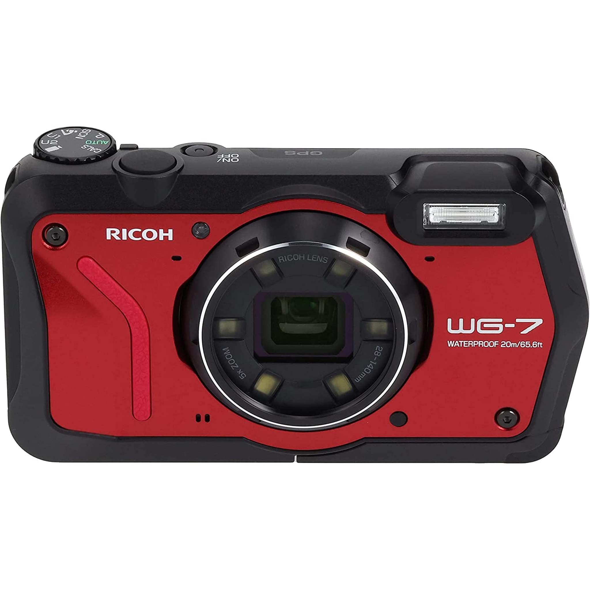 Ricoh 3100 WG-7 Red Authentic Outdoor Camera with Accessories Ricoh