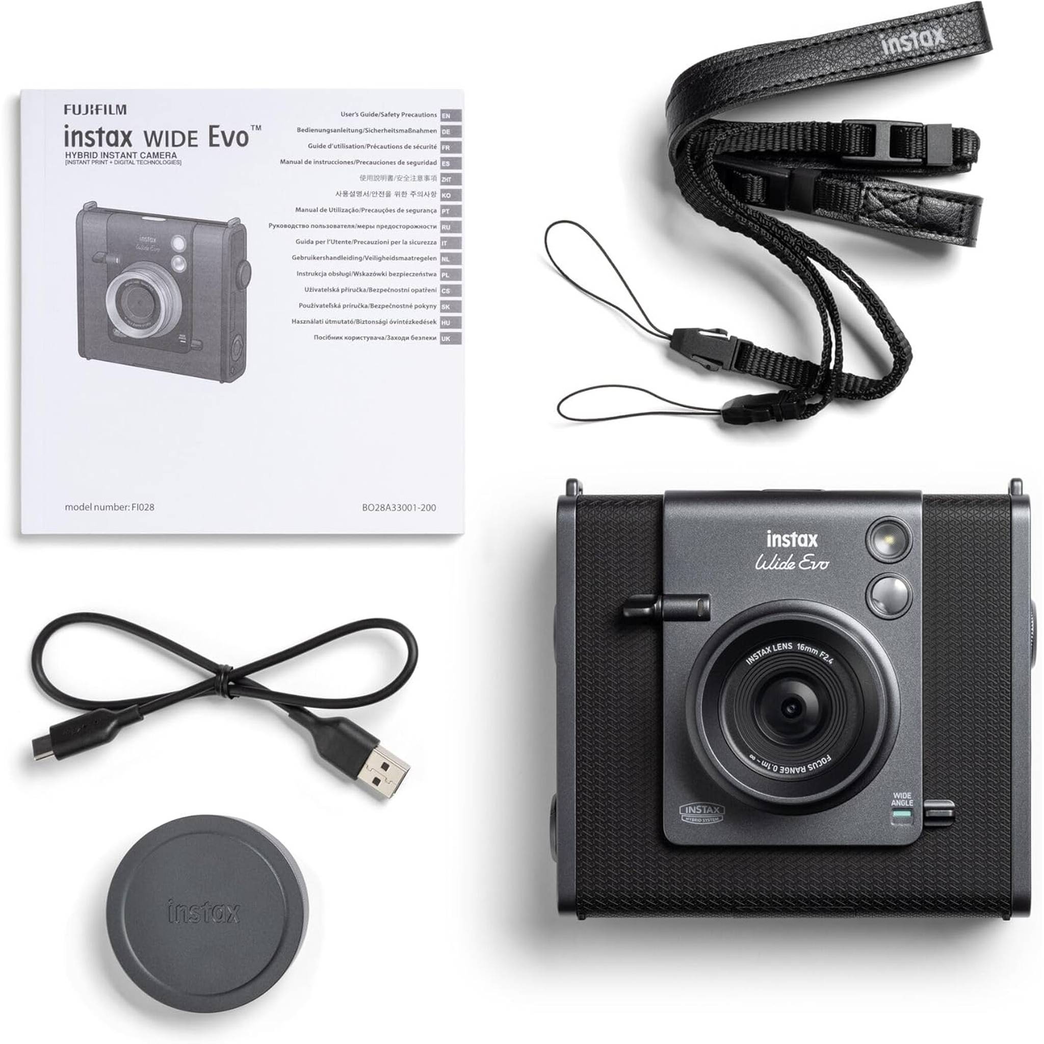 Fujifilm INSTAX Wide Evo Instant Film Camera Instax