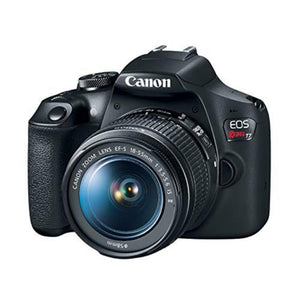 Canon EOS Rebel T7 DSLR Camera EF-S 18-55mm f/3.5-5.6 is II Lens Kit, 24.1 Megapixel CMOS APS-C Sensor, Full HD Videos, Built-in Wi-Fi, Beginner Photographers, Digital Camera, Black