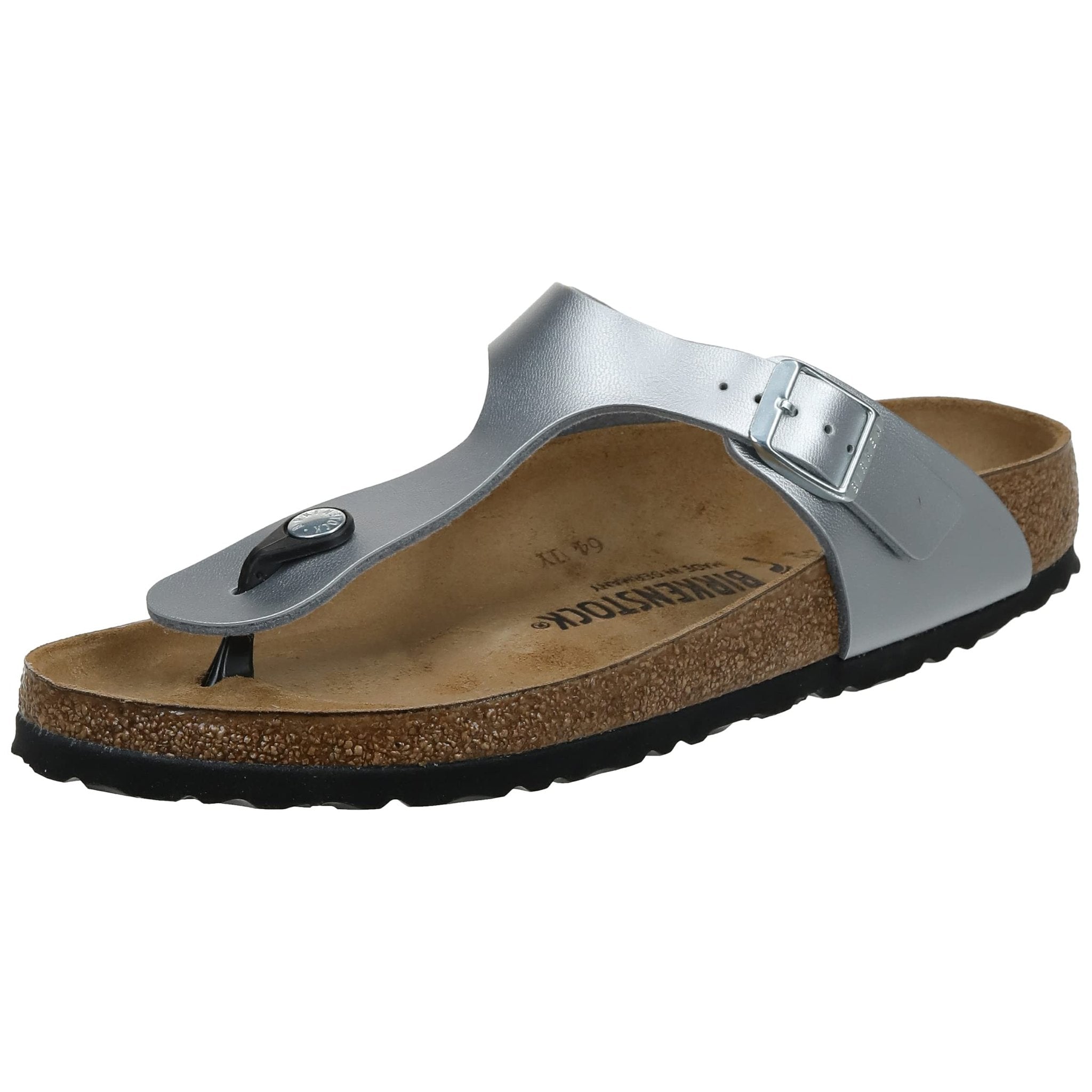 Birkenstock Women's GIzeh Thong Sandal, Silver, 36 M EU/5-5.5 B M US