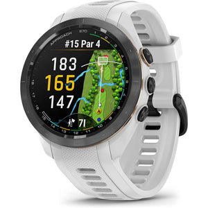 Garmin Approach S70, 42mm, Premium GPS Golf Watch, White