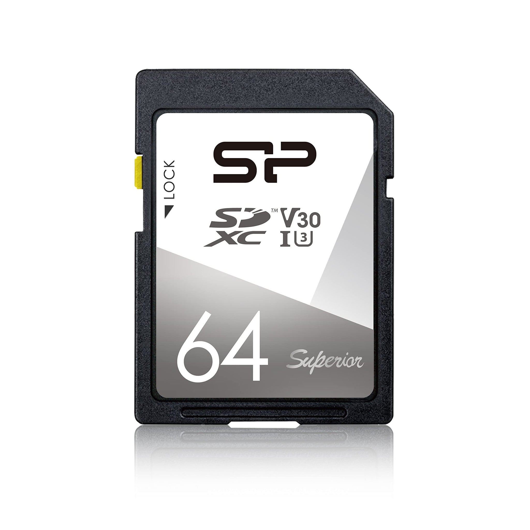 Silicon Power 64GB UHS-1 U3 V30 Superior SDXC Memory Card SP Silicon Power
