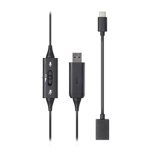 Audio-Technica ATH-101USB Single-Ear USB Headset Audio-Technica