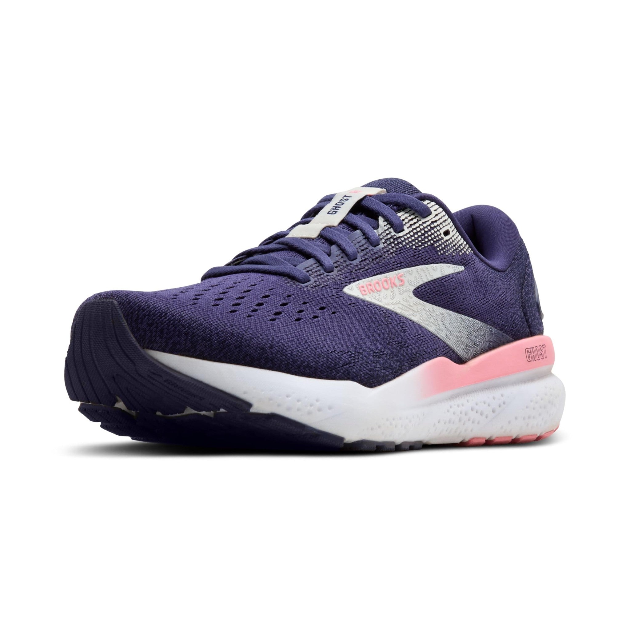 Brooks Women’s Ghost 16 Neutral Running Shoe - Blue Ribbon/Dianthus/Peacoat - 7 Medium