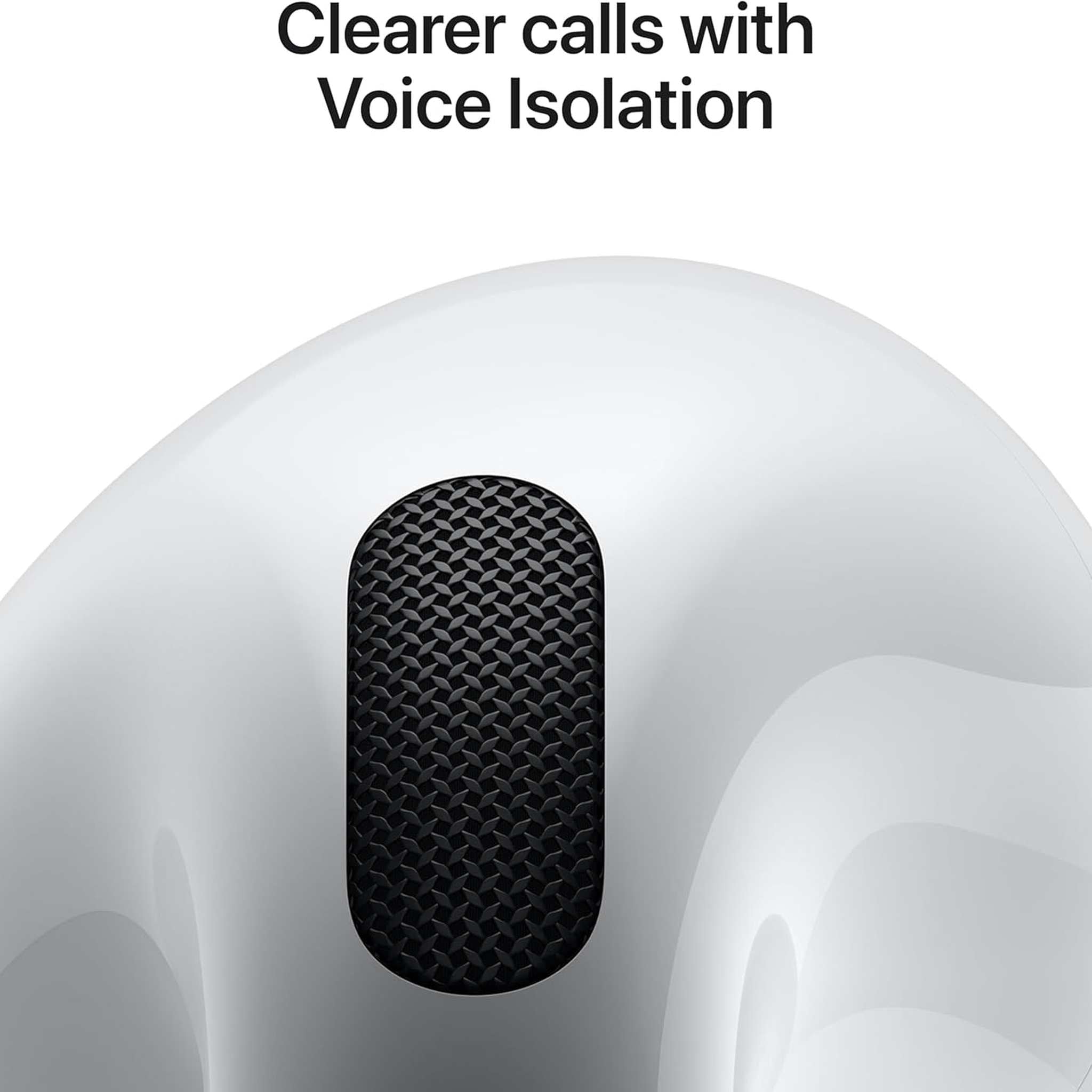 Apple AirPods 4 Wireless Earbuds, Bluetooth Headphones, Personalized Spatial Audio, Sweat and Water Resistant, USB-C Charging Case, H2 Chip, Up to 30 Hours of Battery Life, Effortless Setup for iPhone - Reconditioned Apple