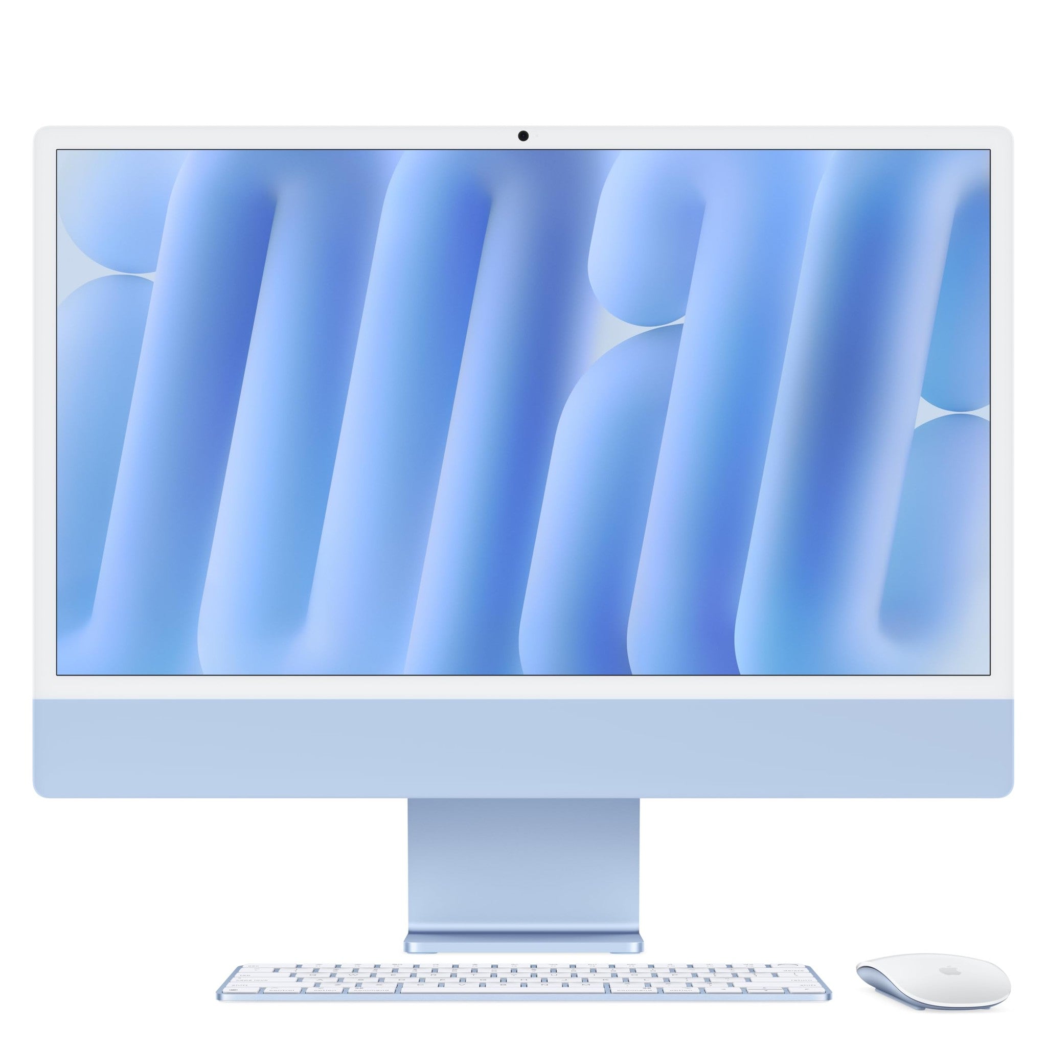 Apple 2024 iMac All-in-One Desktop Computer with M4 chip with 10-core CPU and 10-core GPU: Built for Apple Intelligence, 24-inch Retina Display, 16GB Unified Memory, 256GB SSD Storage; Blue Apple