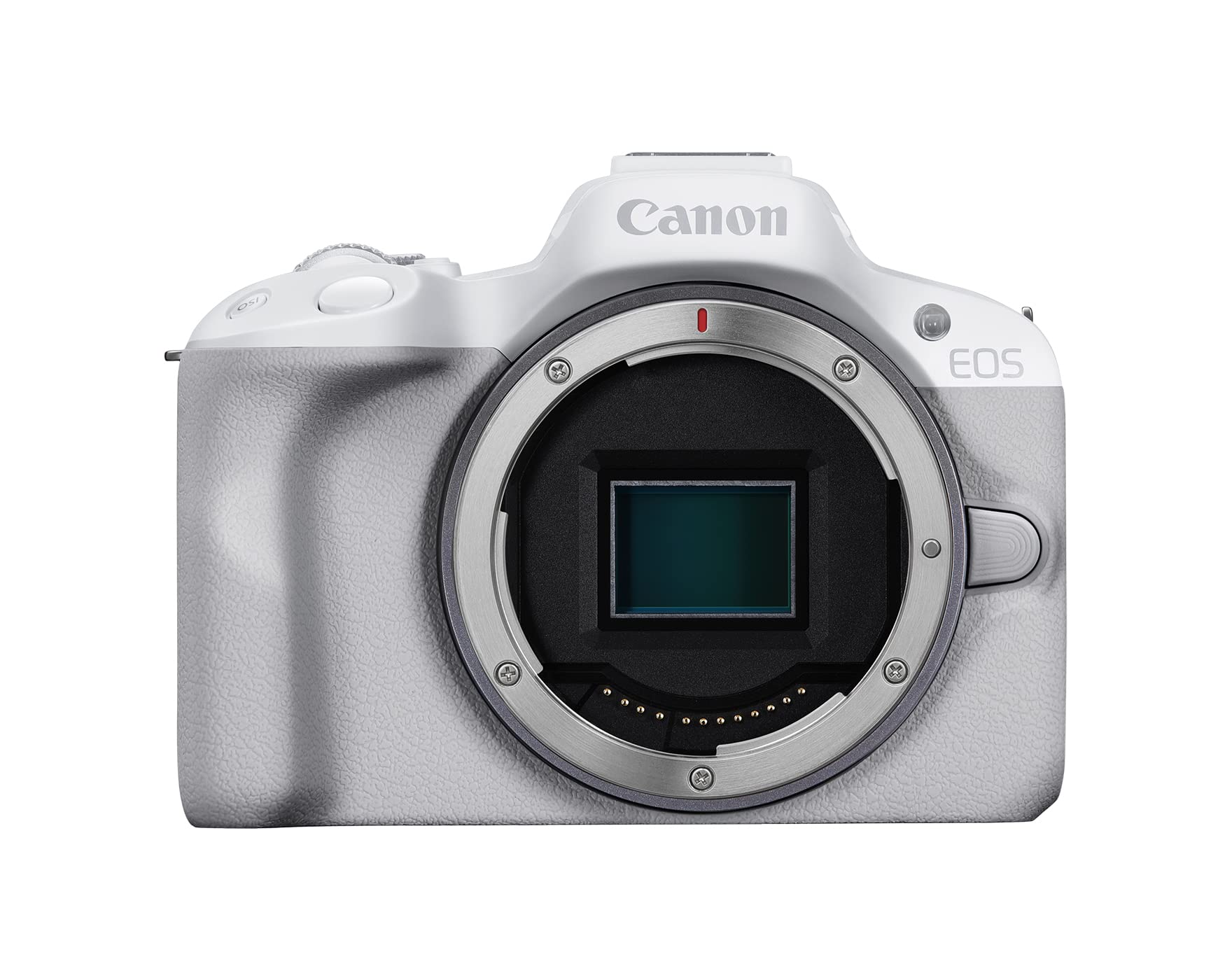 Canon EOS R50 Mirrorless Vlogging Camera Body Only/White , RF Mount, 24.2 MP, 4K Video, DIGIC X Image Processor, Subject Detection & Tracking, Compact, Smartphone Connection, Content Creator