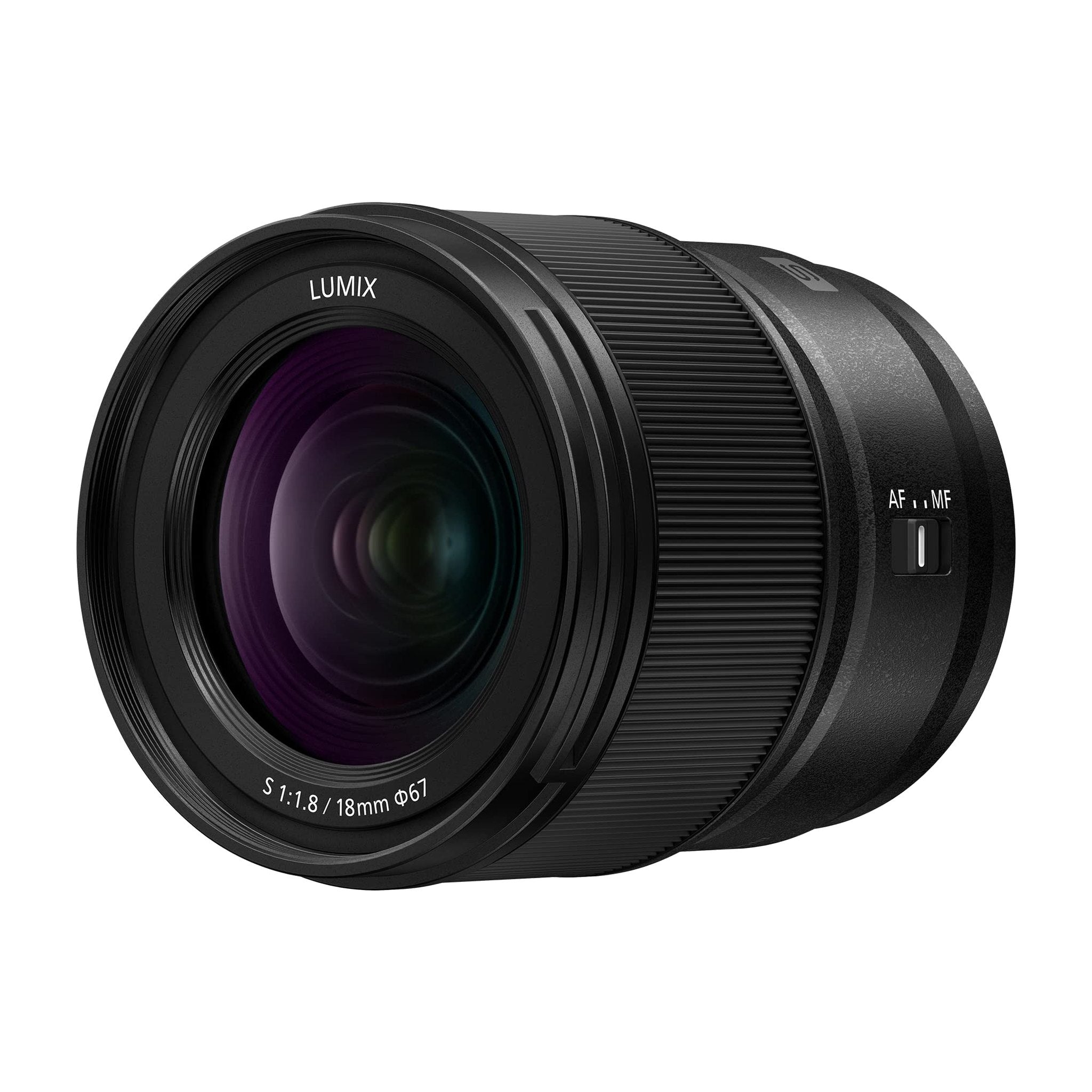 Panasonic LUMIX S Series Camera Lens, 18mm F1.8 L-Mount Interchangeable Lens S-S18 - Reconditioned Panasonic