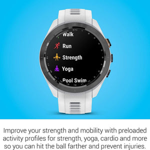 Garmin Approach S70, 42mm, Premium GPS Golf Watch, White