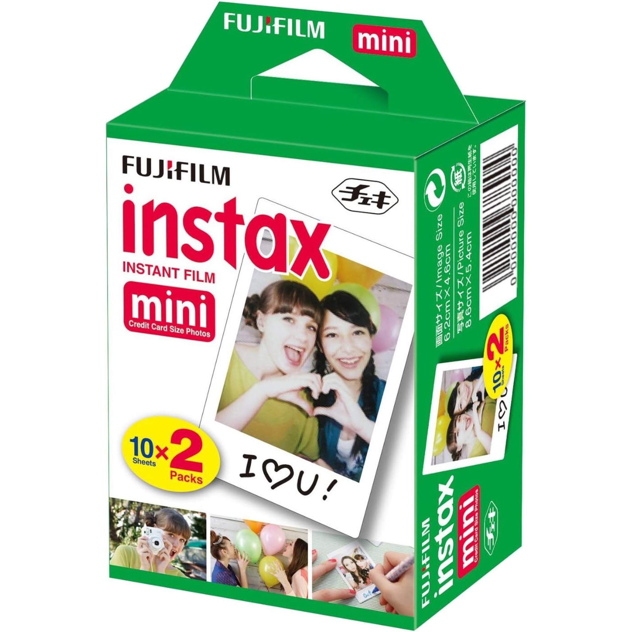 Essentials Bundle for Fujifilm Instax Mini Film Camera with 30 Films + More