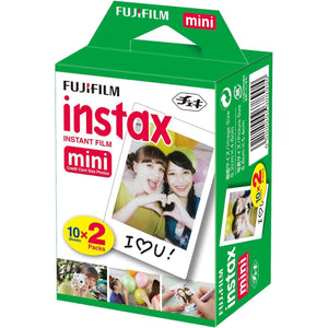 Essentials Bundle for Fujifilm Instax Mini Film Camera with 30 Films + More
