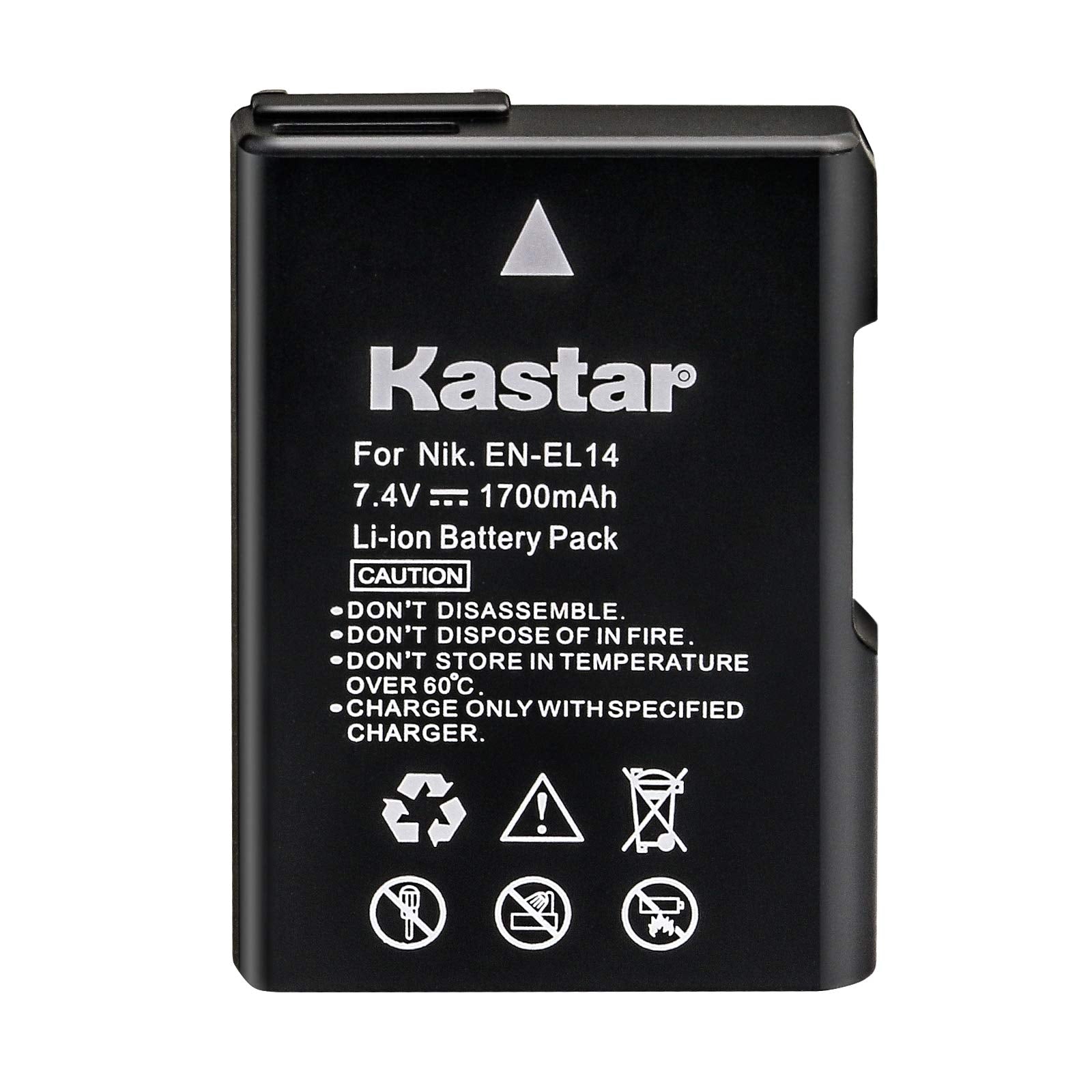 Replacement Nikon EN-EL14 Battery for Nikon D3100, D3200, D5100, P7000, P7100, P7700 DSLR Cameras Kastar