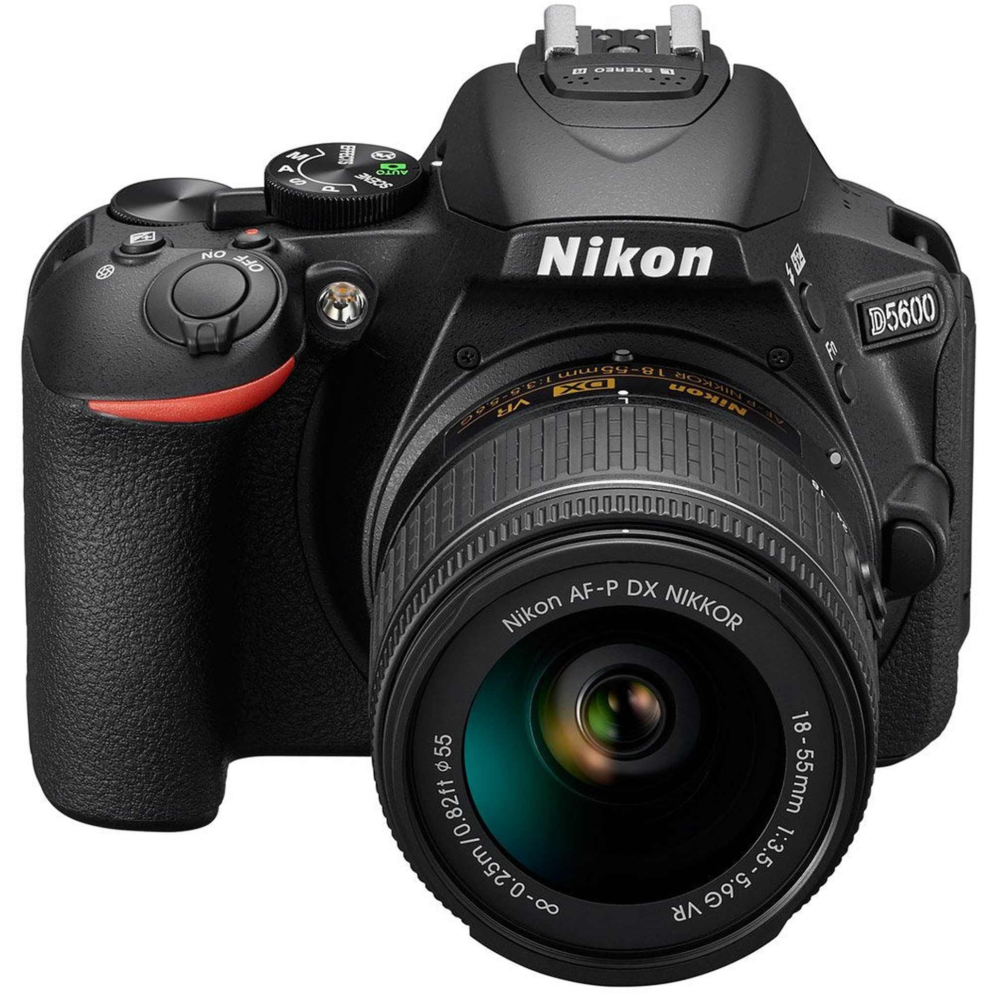 Nikon D5600 Digital SLR Camera & 18-55mm VR DX AF-P Lens - Renewed - Reconditioned Nikon