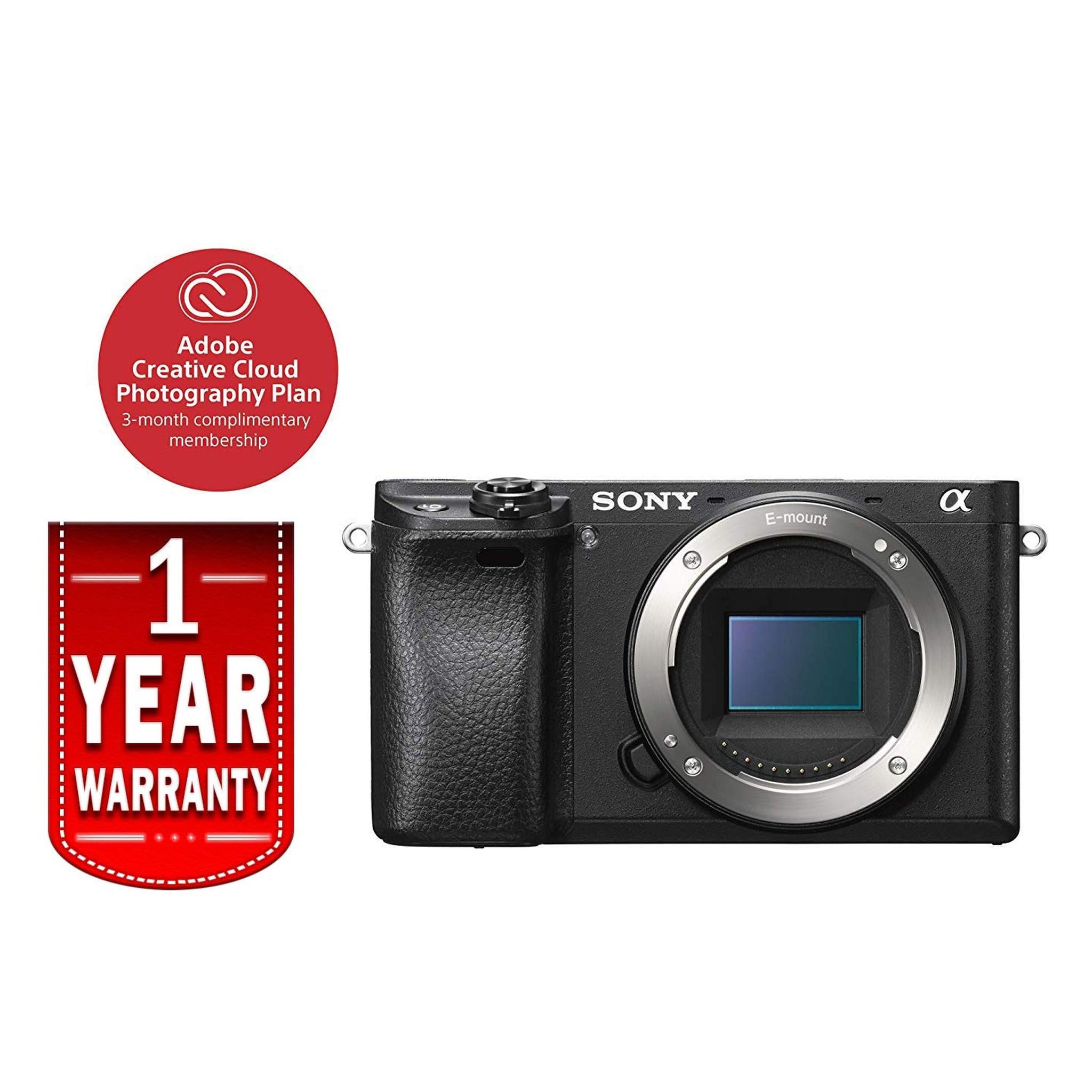 Sony Alpha a6300 Mirrorless Camera: Interchangeable Lens Digital Camera with APS-C, Auto Focus & 4K Video - ILCE 6300 Body with 3in LCD Screen Black Renewed - Reconditioned Sony
