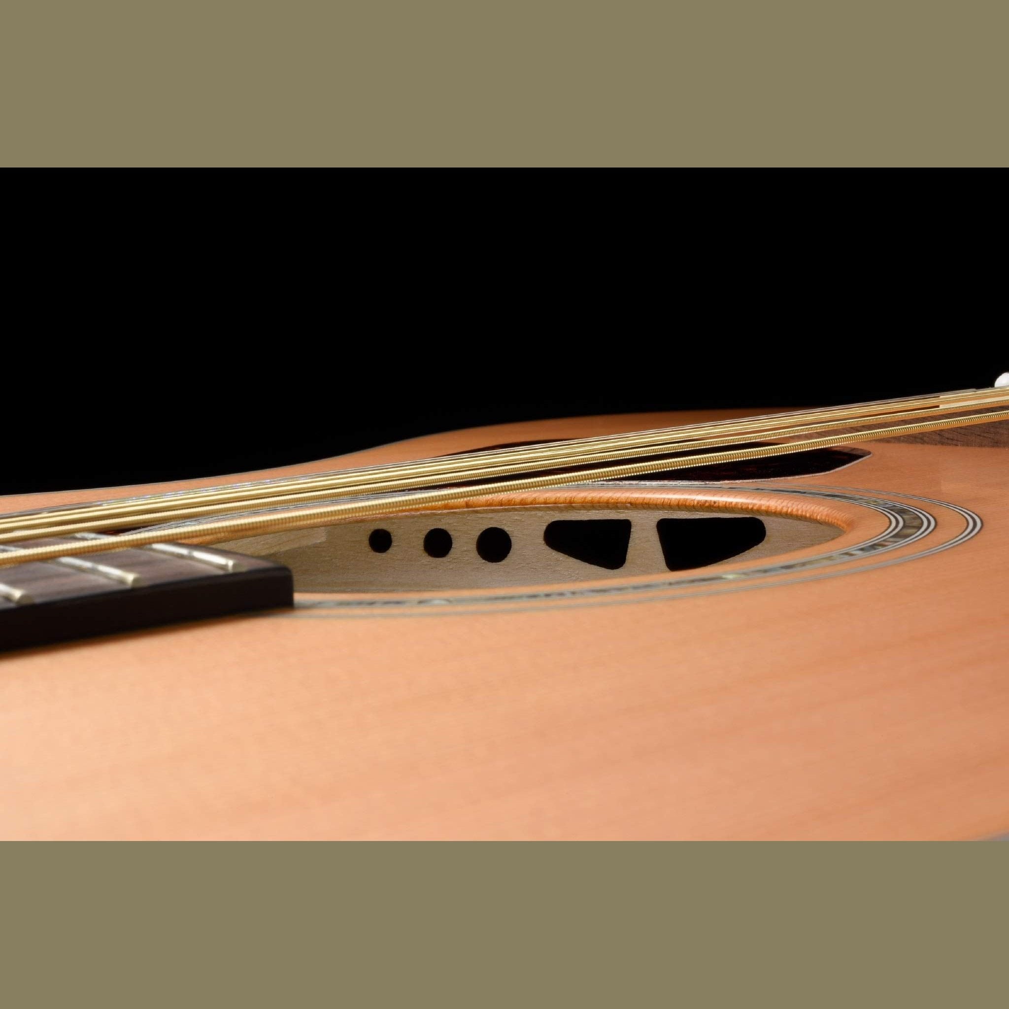 Walden D740E W/Gig Bag Natura All-Solid Sitka/Mahogany Dreadnought Acoustic-Electric Guitar - Satin Natural