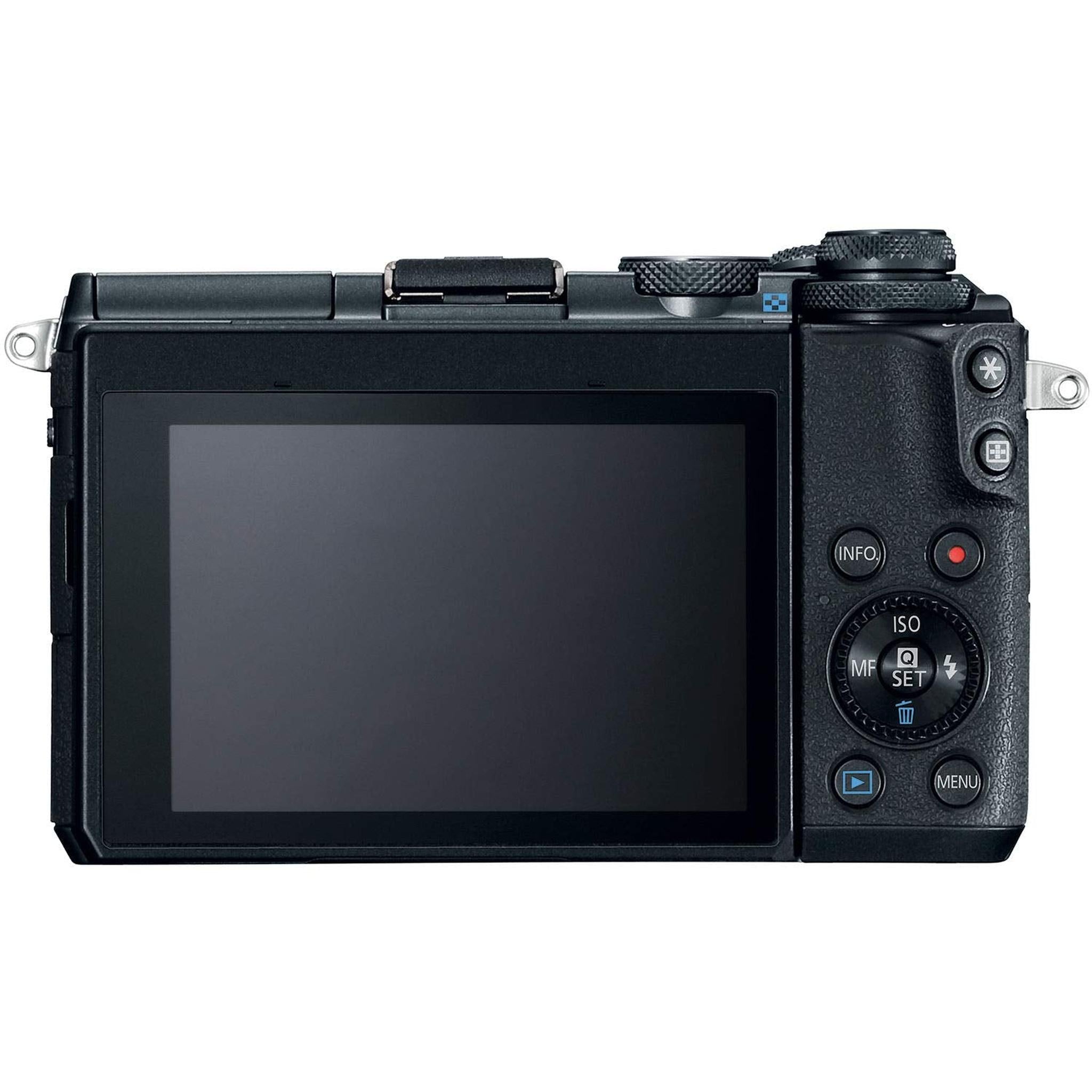 Canon EOS M6 Mirrorless Digital Camera with EF-M 15-45mm f/3.5-6.3 is STM Lens Kit 1724C011 Starter Bundle - Internation Canon