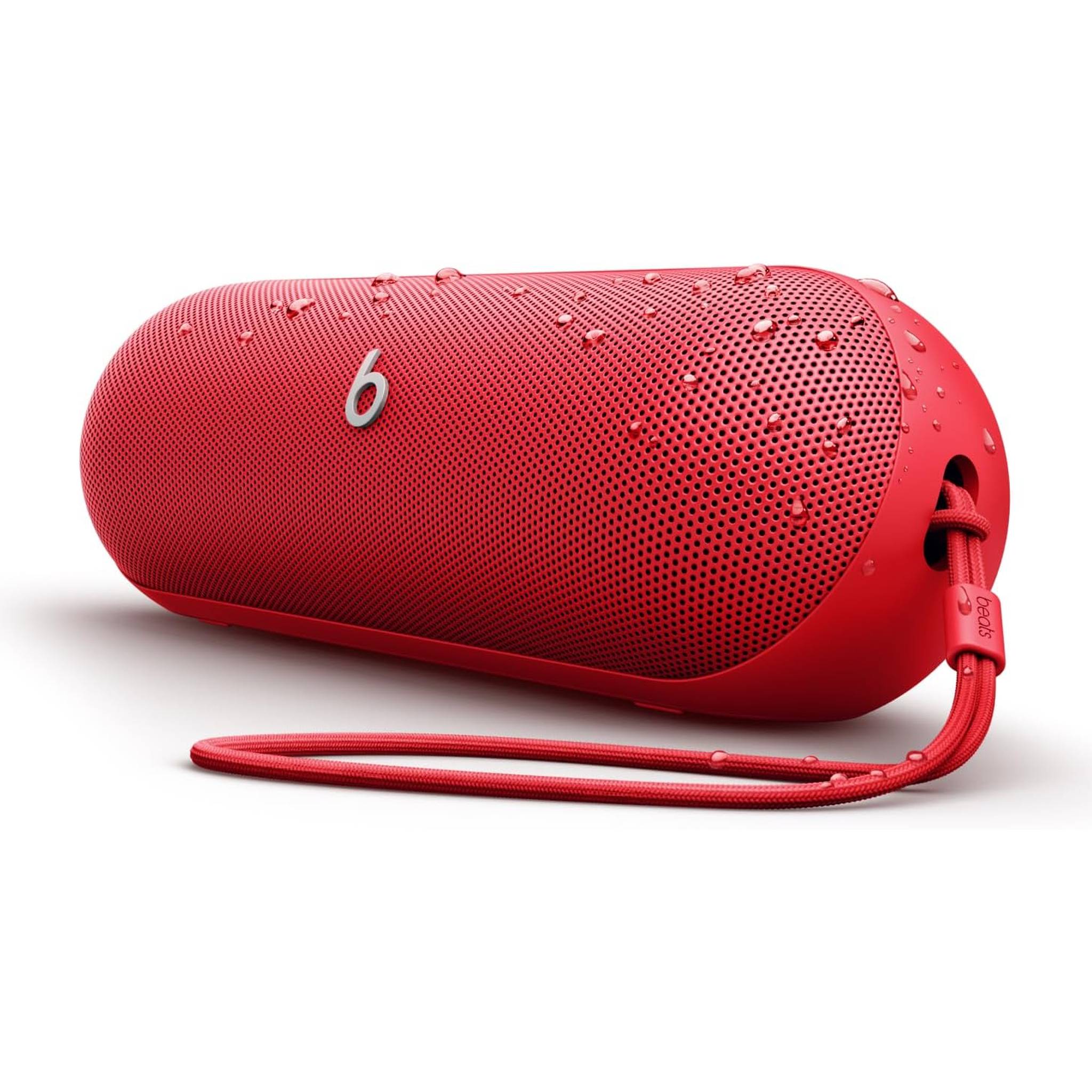 Beats Pill - Wireless Bluetooth Speaker and Portable Charger via USB-C - Up to 24 Hours Battery Life, IP67 Water Resistant, Apple & Android Compatible, Built-in Microphone - Statement Red