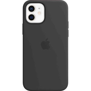 Apple iPhone 12 and iPhone 12 Pro Silicone Case with Magsafe - Black Apple