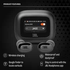JBL Live Buds 3 - True Wireless Noise-Cancelling Bud-Type Earbuds Silver