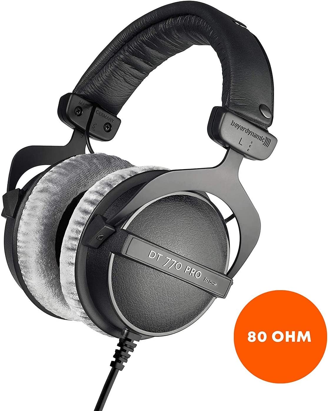 Beyerdynamic DT 770 Pro Headphones with Splitter and Extension Cable -