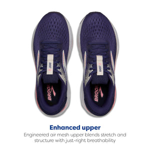 Brooks Women’s Ghost 16 Neutral Running Shoe - Blue Ribbon/Dianthus/Peacoat - 9 Medium