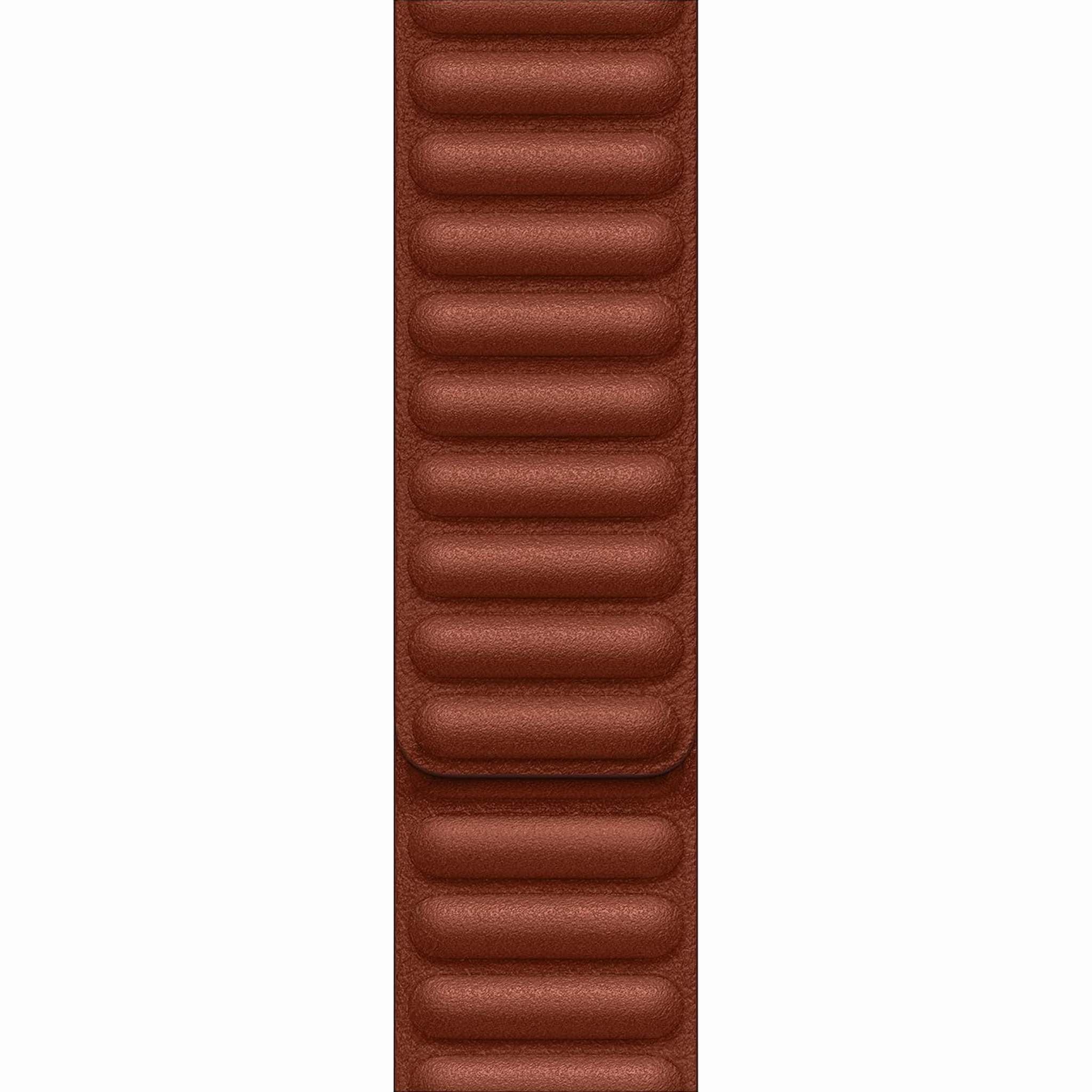Apple Watch Band - Leather Link (45mm) - Umber - S/M