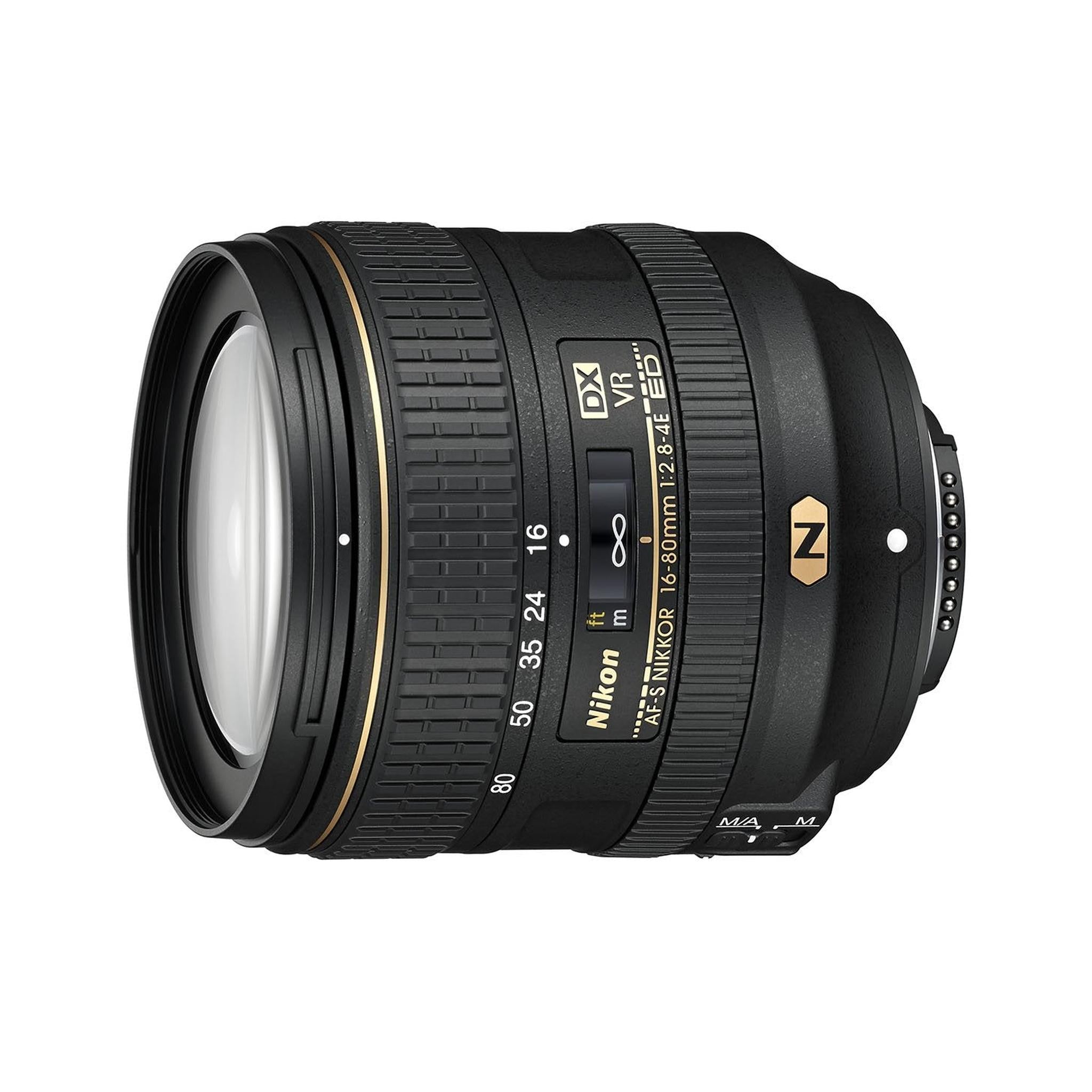 Nikon AF-S DX NIKKOR 16-80mm f/2.8-4E ED Vibration Reduction Zoom Lens with Auto Focus for Nikon DSLR Cameras - Used Nikon