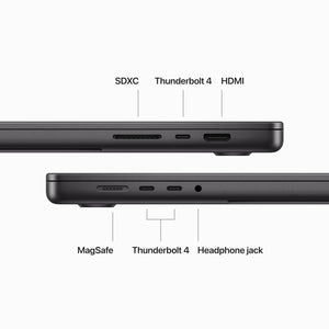 Apple 2023 MacBook Pro Laptop M3 Pro chip with 12‑core CPU, 18‑core GPU: 16.2-inch Liquid Retina XDR Display, 18GB Unified Memory, 512GB SSD Storage. Works with iPhone/iPad; Space Black - Used