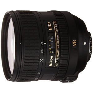 NIKON 24-85mm F/3.5-4.5G ED VR AF-S Nikkor Lens - White Box New Bulk Packaging - Used Nikon