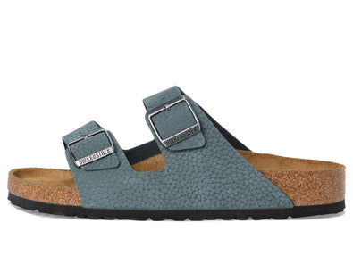 Birkenstock Men's Arizona Desert Buck Sandal, Basalt Gray, 8-8.5