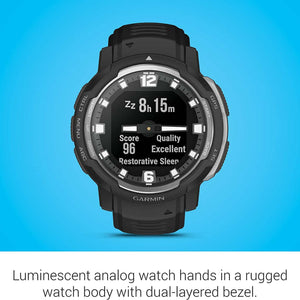 Garmin Instinct Crossover Smartwatch Black with Standard Accessories Garmin