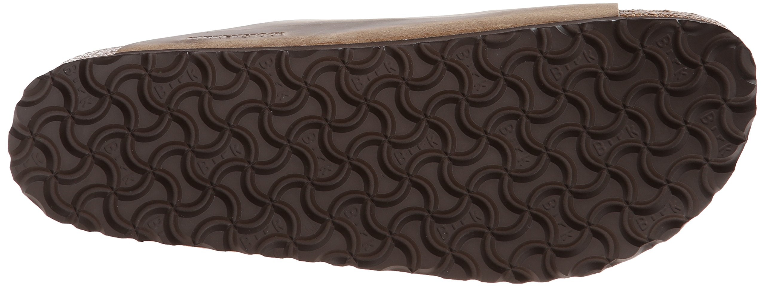 Birkenstock Unisex Arizona SFB Tobacco Oiled Leather Sandals - 38 M EU / 7-7.5 B M US