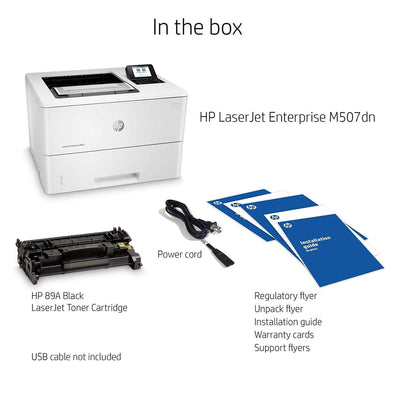 HP Laserjet Enterprise M507dn with One-Year, Next-Business Day, Onsite Warranty 1PV87A