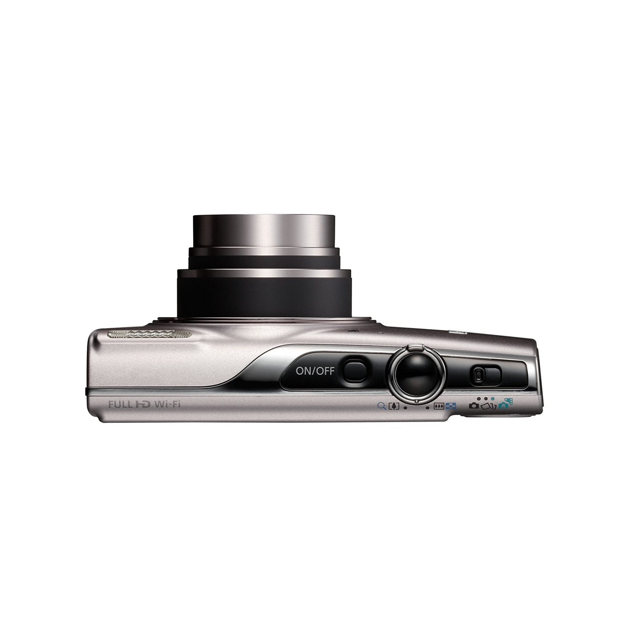 Canon PowerShot ELPH 360 Digital Camera w/ 12x Optical Zoom and Image Stabilization - Wi-Fi & NFC Enabled Silver - Reconditioned Canon
