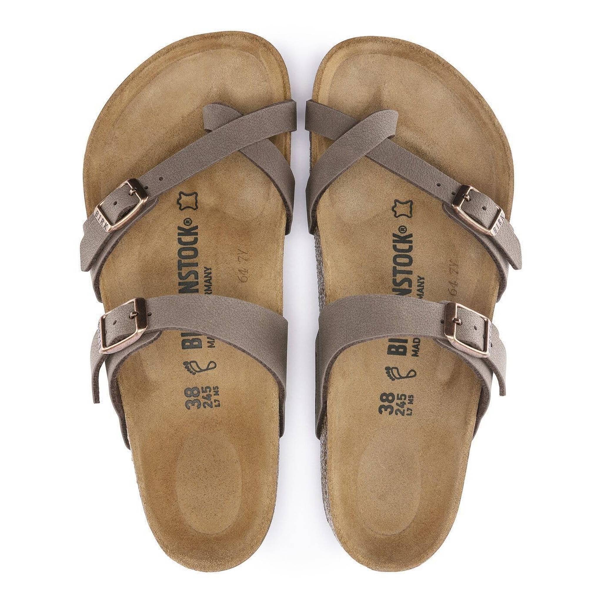 BIRKENSTOCK Women's Mayari Sandal,Mocha,39 EU/8-8.5 M US Birkenstock