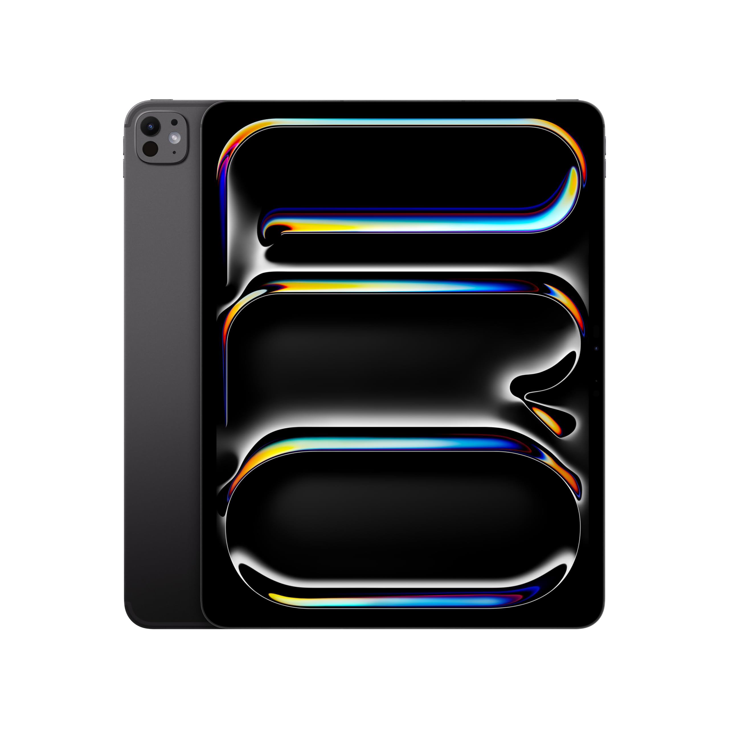 Apple iPad Pro 13-Inch (M4): Ultra Retina XDR Display, 256GB, Landscape 12MP Front Camera/12MP Back Camera, LiDAR Scanner, Wi-Fi 6E + 5G Cellular with eSIM, All-Day Battery Life - Space Black