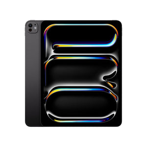 Apple iPad Pro 13-Inch M4 : Ultra Retina XDR Display, 256GB, Landscape 12MP Front Camera/12MP Back Camera, LiDAR Scanner, Wi-Fi 6E + 5G Cellular with eSIM, All-Day Battery Life - Space Black