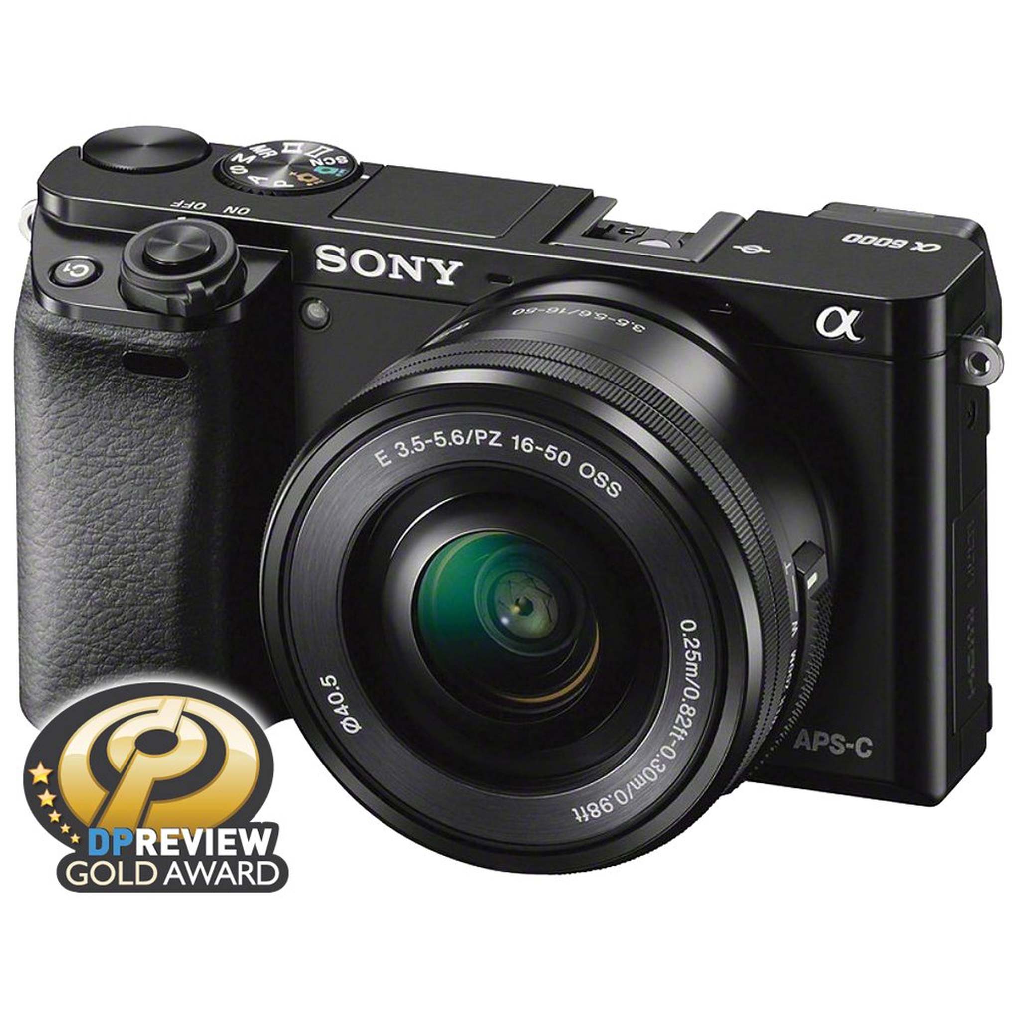 Sony Alpha A6000 Wi-Fi Digital Camera & 16-50mm Lens with E-Mount 55-210mm f/4.5-6.3 OSS Zoom Lens Sony