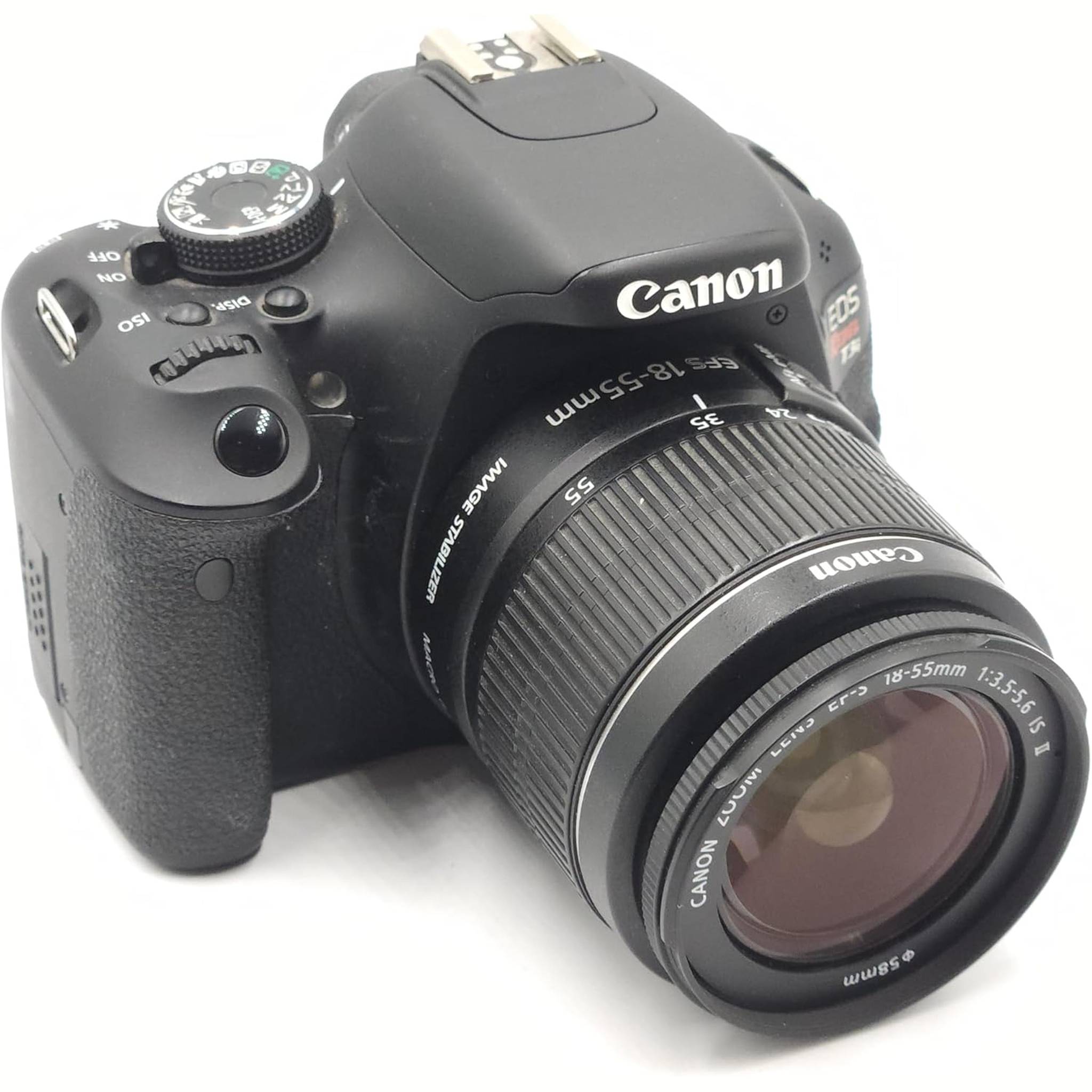 Canon EOS 600D European EOS Rebel T3i 18 MP CMOS Digital SLR Camera and DIGIC 4 Imaging with EF-S 18-55mm f/3.5-5.6 is Lens - Reconditioned Canon
