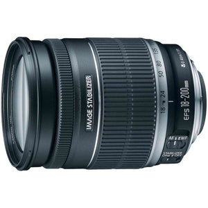 Canon 2752B002-IV EF-S 18-200mm F/3.5-5.6 is Standard Zoom Lens for DSLR Cameras International Version No Warranty - Used Canon