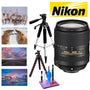 Nikon AF-S DX VR Nikkor 18-300MM Lens with Tripod Kit Professional Bundle