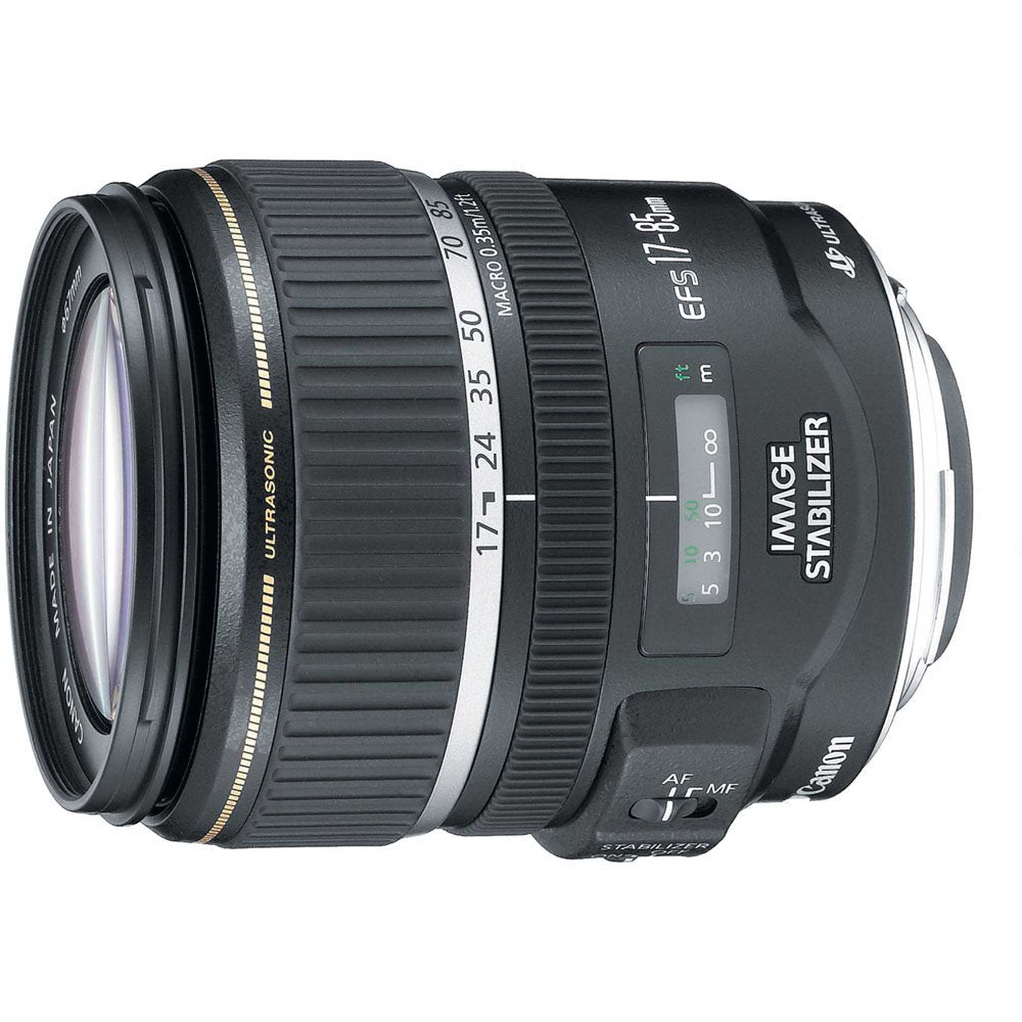 Canon EF-S 17-85mm f/4-5.6 Image Stabilized USM SLR Lens for EOS Digital SLR's - White Box Bulk Packaging - Used Canon