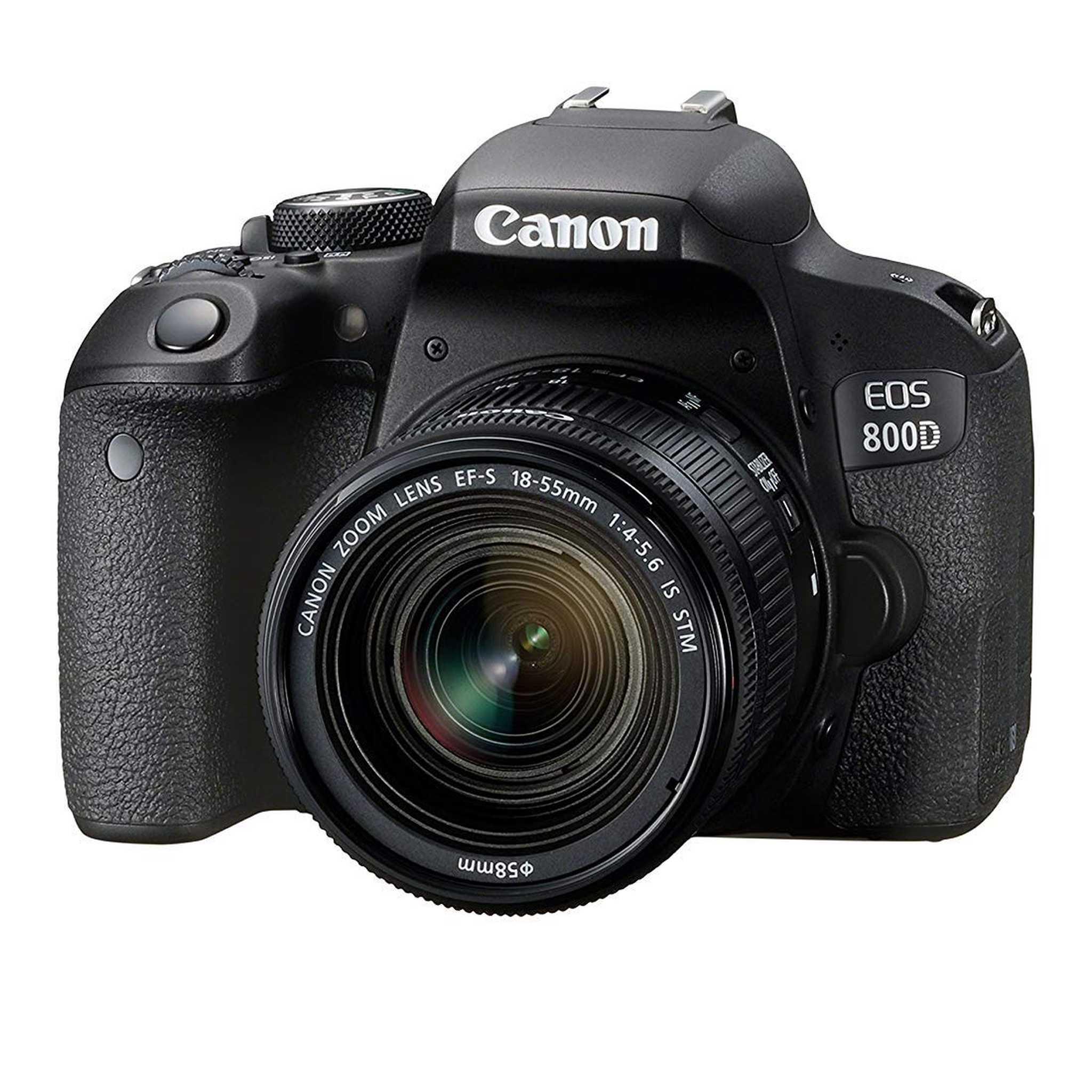 Canon EOS 800D Digital SLR with 18-55 is STM Lens Black Refurbished - Used Canon