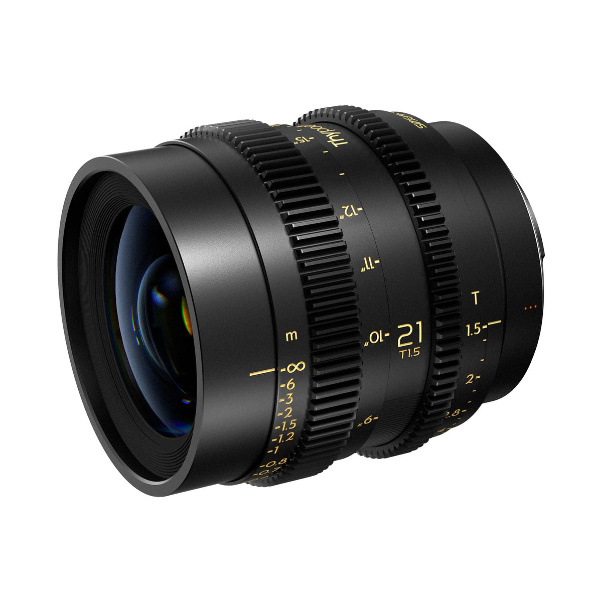 THYPOCH Simera-C 21 mm T1.5 FF Prime Cine Lens for Sony E-Mount - Black