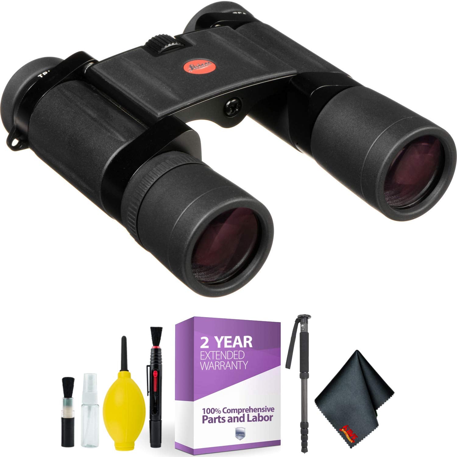 Leica 10x25 Trinovid BCA Binocular + Cleaning Kit + 2 Year Extended Warranty