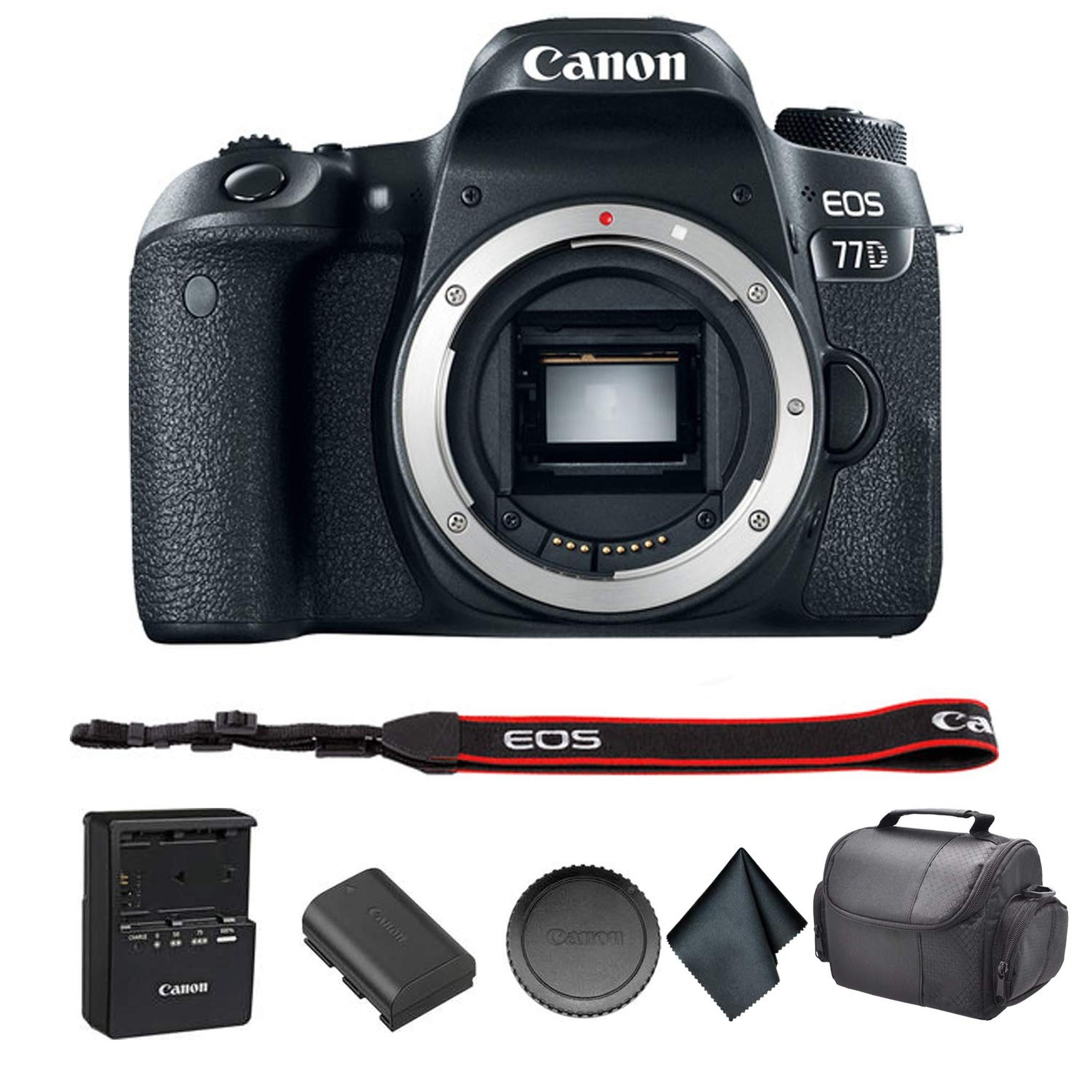 Canon EOS 77D DSLR Camera Starter Bundle 10 Canon