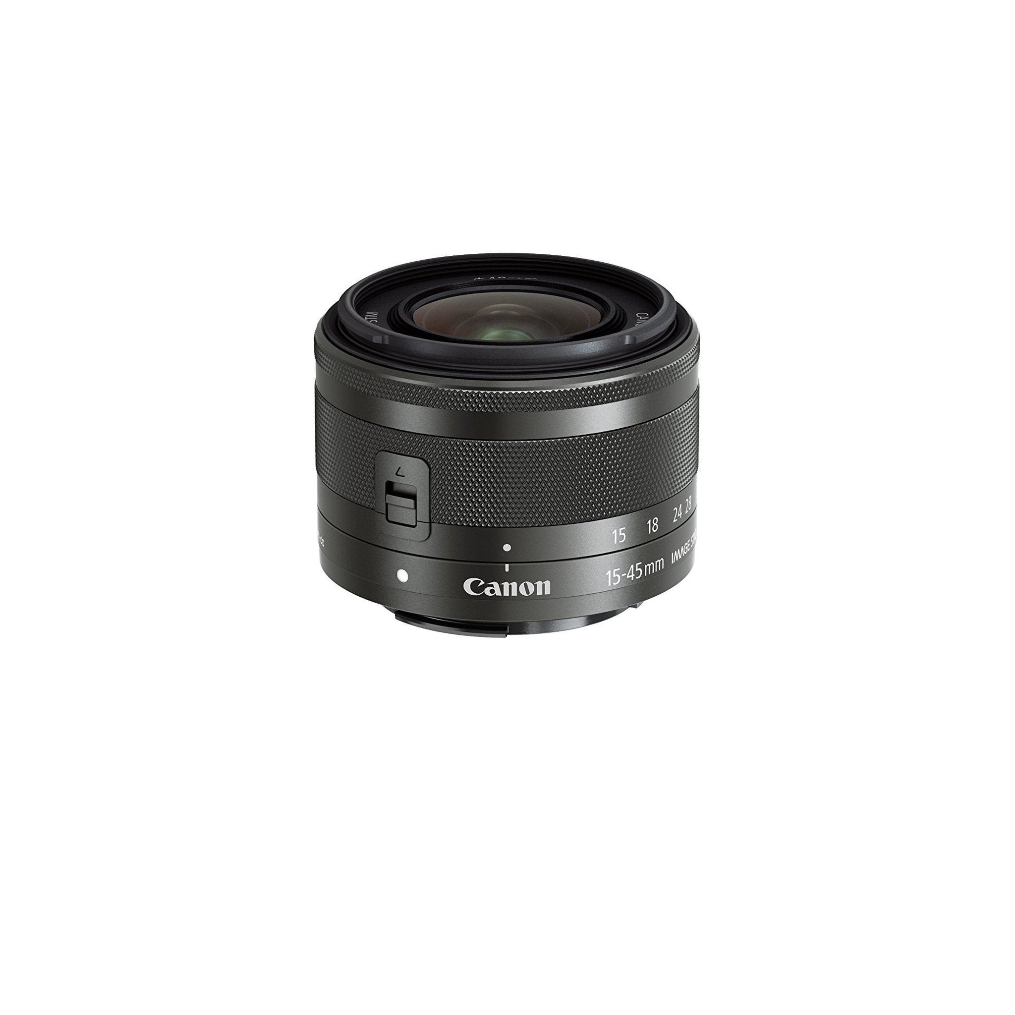 Canon EF-M 15-45mm f/3.5-6.3 Image Stabilization STM Zoom Lens Black Renewed - Reconditioned Canon
