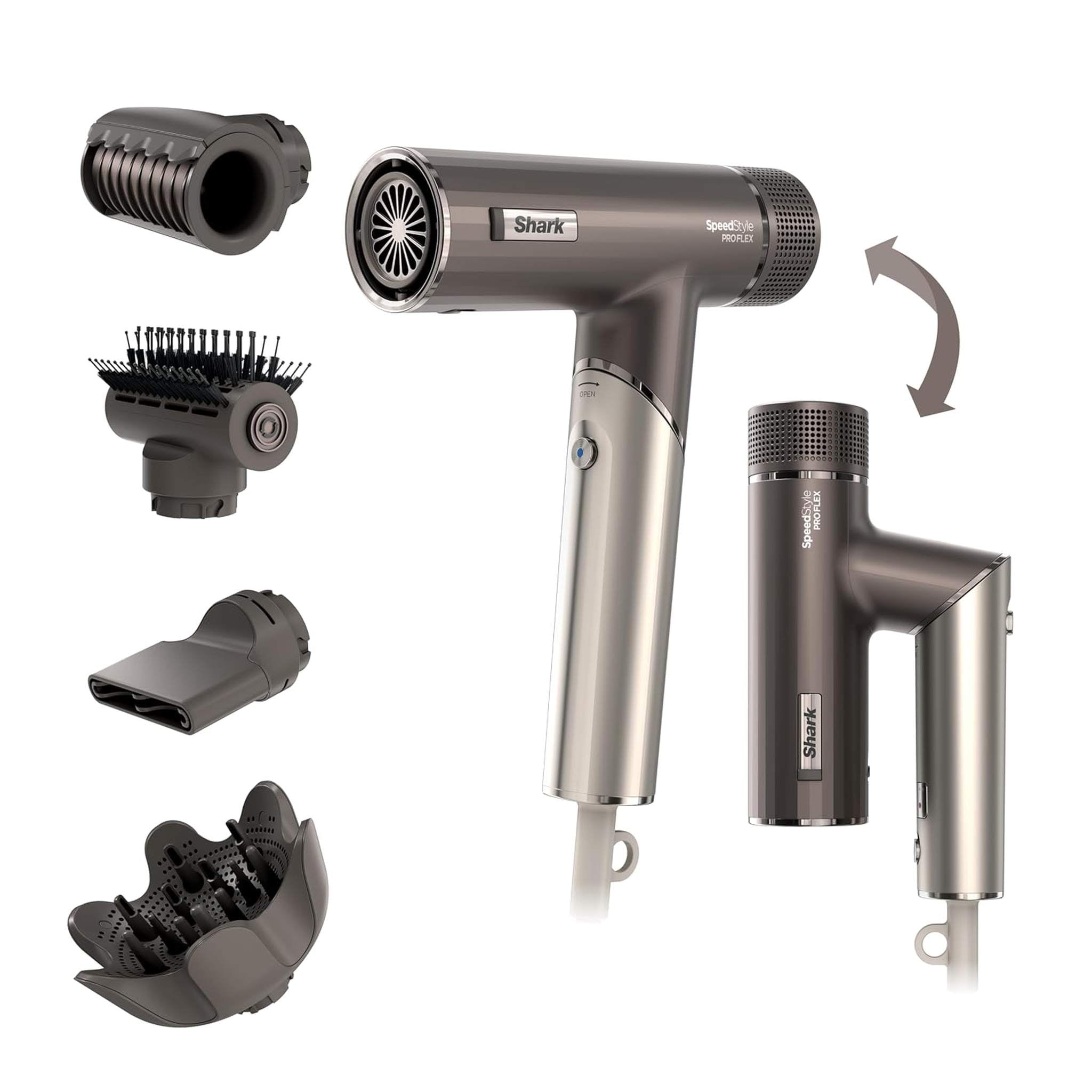 Shark SpeedStyle Pro Flex High-Velocity Dryer, Scalp Shield, HD542 - Reconditioned